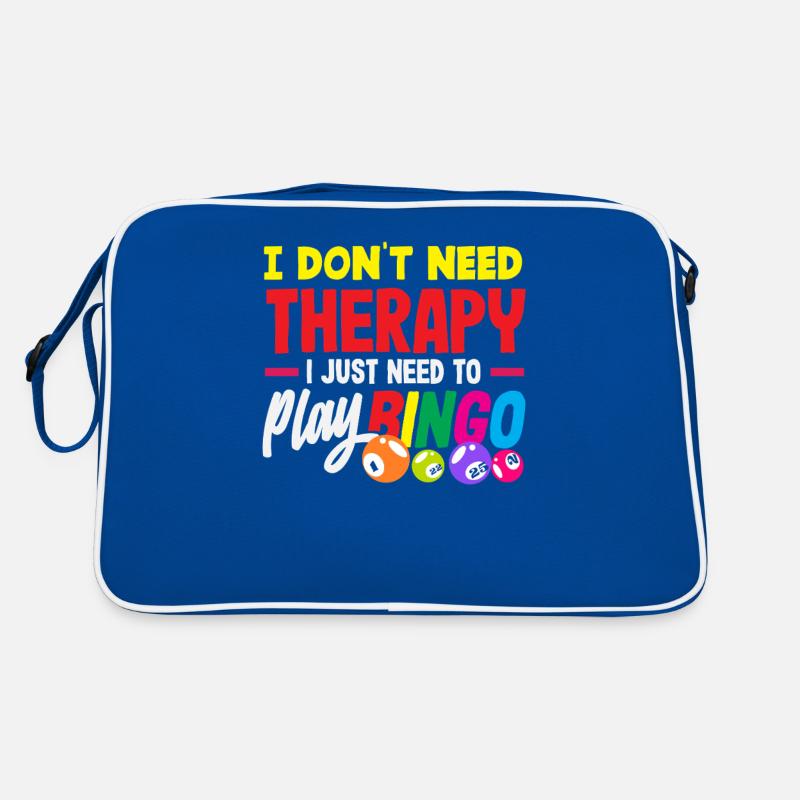 Bingo Player I Don't Need Therapy Retro Bag