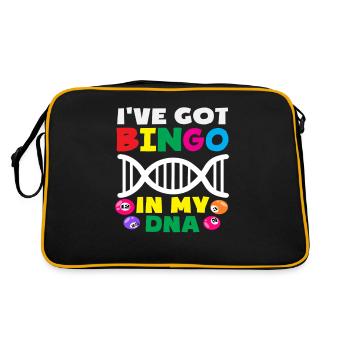 Bingo Players In My Genes DNA - Retro Bag - black/gold - Back