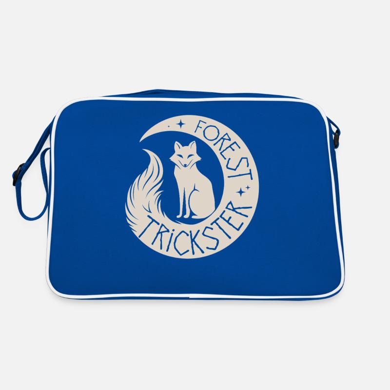 Waldtrickster Cottagecore Mond Fuchs Design Retro Tasche