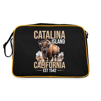 Catalina Island Birthday Crew - Retro Bag - black/gold - Back