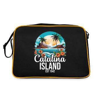 Catalina Island Birthday Crew - Retro Bag - black/gold - Back