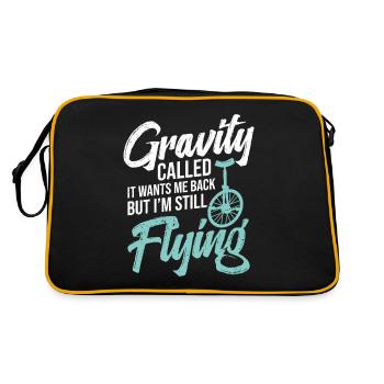 The Gravity called it back, but I'm always - Retro Bag - black/gold - Back