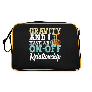 The Gravity called it back, but I'm always - Retro Bag - black/gold - Back