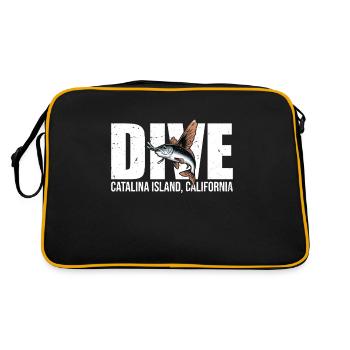 Catalina Island California Dive - Retro Bag - black/gold - Back