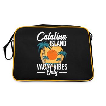 Île de Catalina Vacay Vibes uniquement - Sac Retro - noir/or - Dos