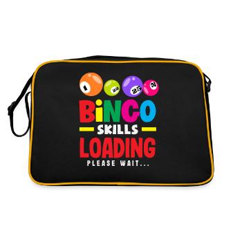 Magasin d’habiletés de bingo pour les joueurs de bingo - Sac Retro - noir/or - Dos