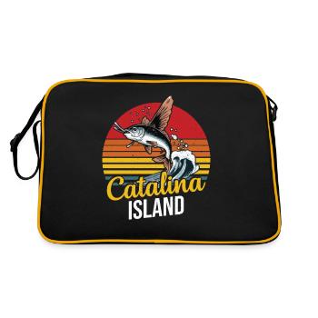 Catalina Island California Dive - Retro Bag - black/gold - Back