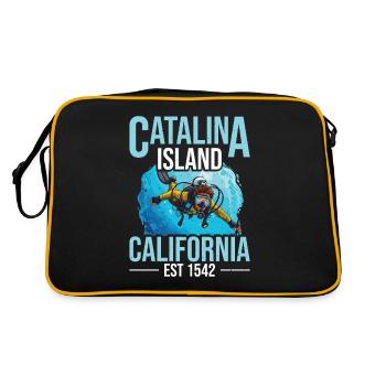 Catalina Island Birthday Crew - Retro Bag - black/gold - Back