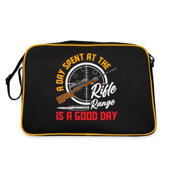 Cat Fat Fat Cat Humor Meme - Retro Bag - black/gold - Back