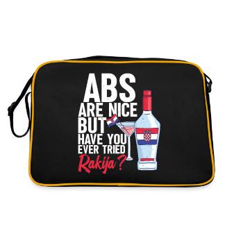 Les ABS sont sympas, mais avez-vous jamais eu du rakija - Sac Retro - noir/or - Dos