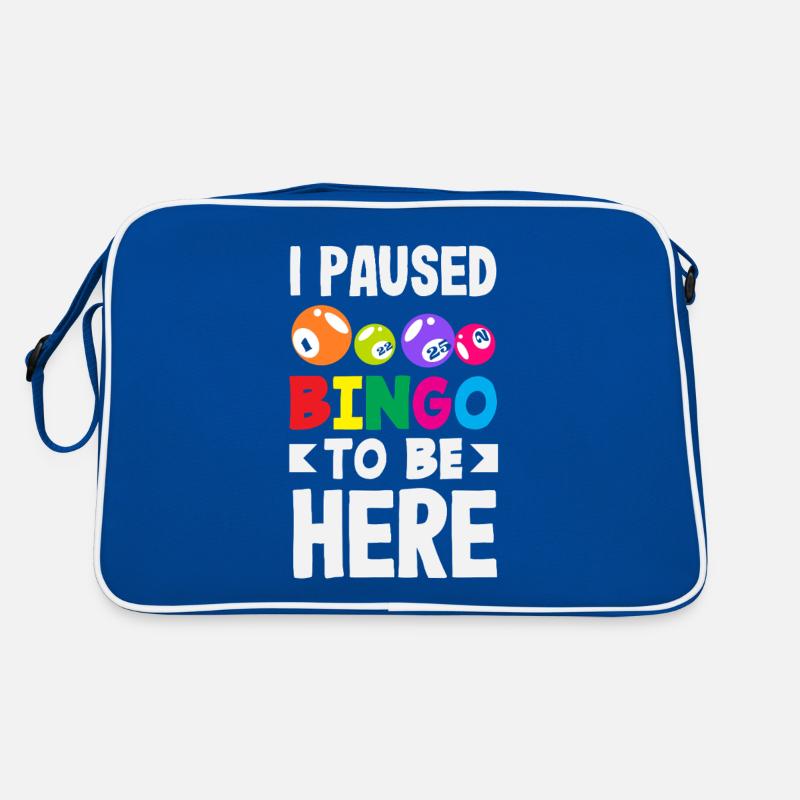 I interrupted bingo to be here Retro Bag