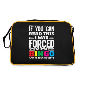 Bingo Lovers Funny Company Retour - Sac Retro - noir/or - Dos