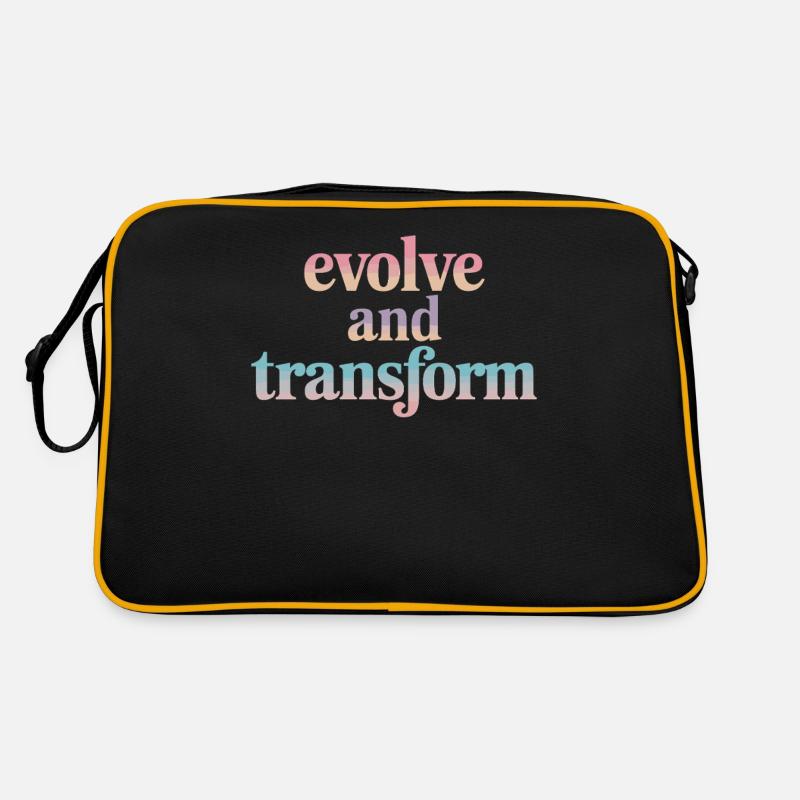 Evolve And Transform Inspiring Spirituality Retro Bag