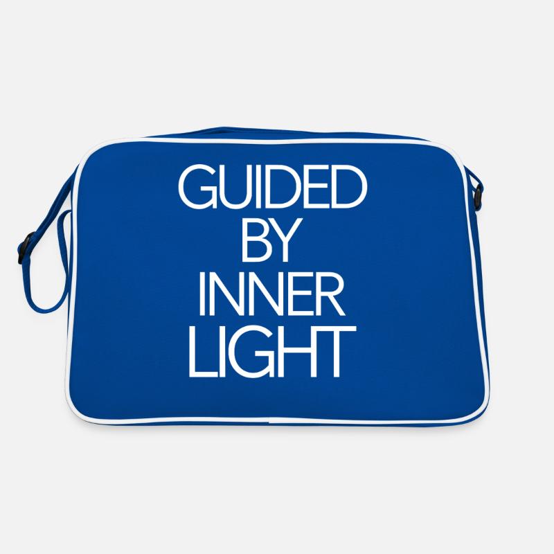 Inspired by Inner Light Spiritual Quote Retro Bag