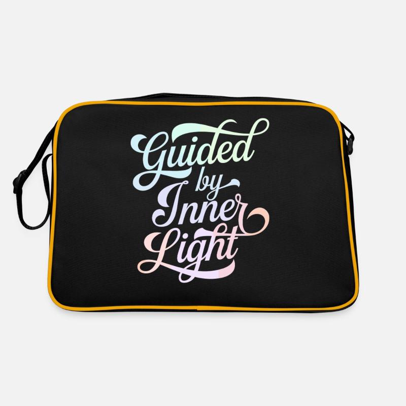 Guidé par la lumière intérieure Inspirant Sac Retro