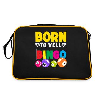 Born to Shout Bingo Fun - Retro Bag - black/gold - Back