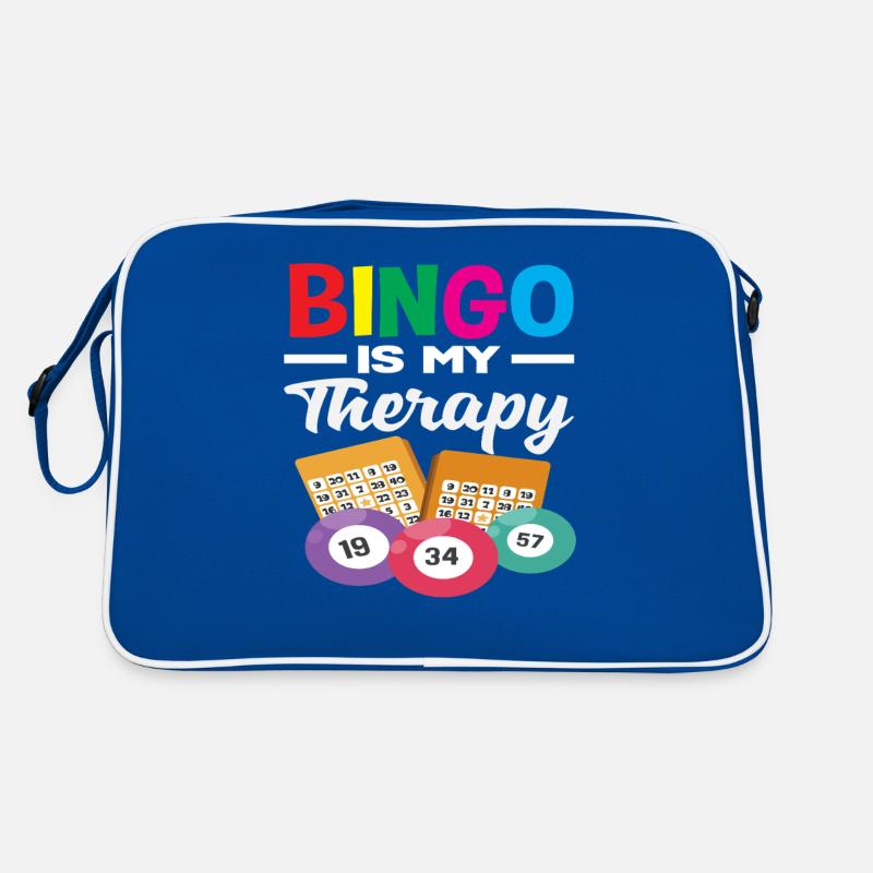 Bingo is my therapy for game nights Retro Bag