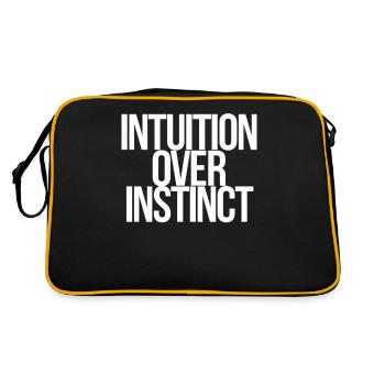 L’intuition au lieu de l’instinct Inspirer - Sac Retro - noir/or - Dos