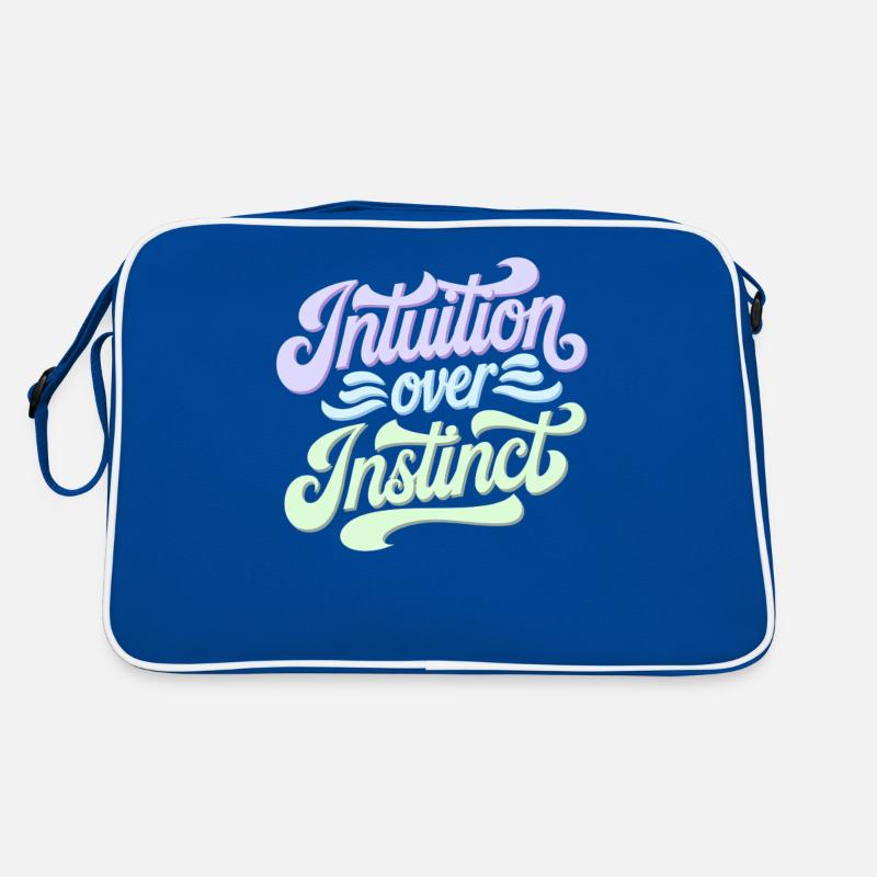 L’intuition plutôt que l’instinct Inspirant Sac Retro