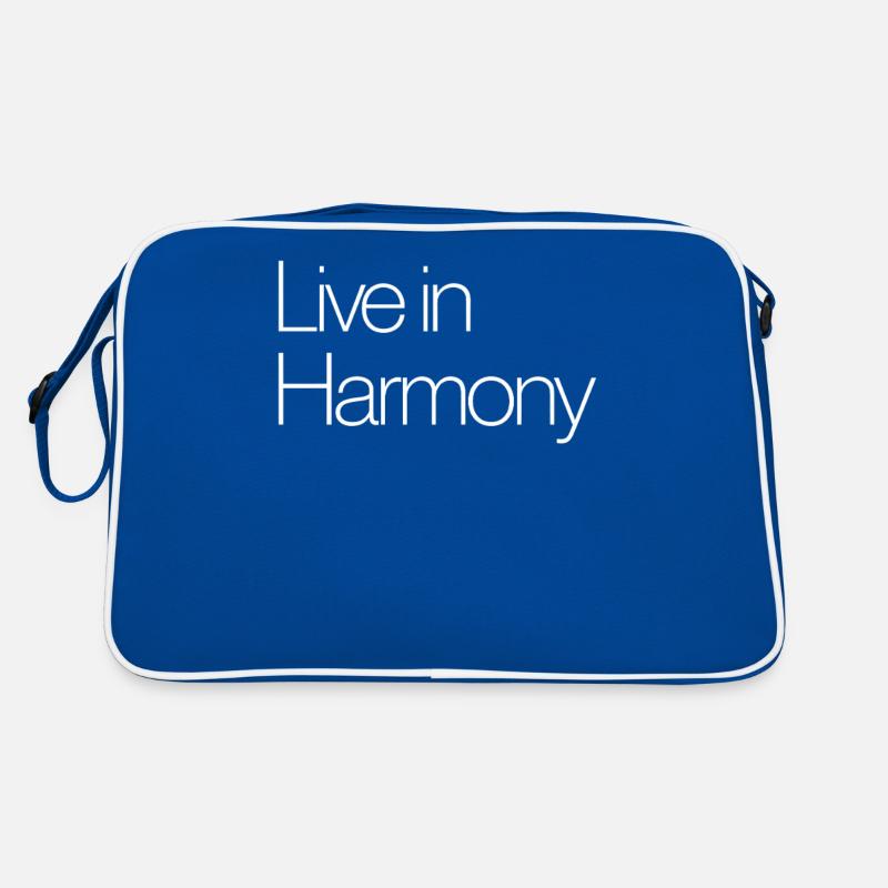 Citation d’inspiration : Vivre en harmonie Sac Retro