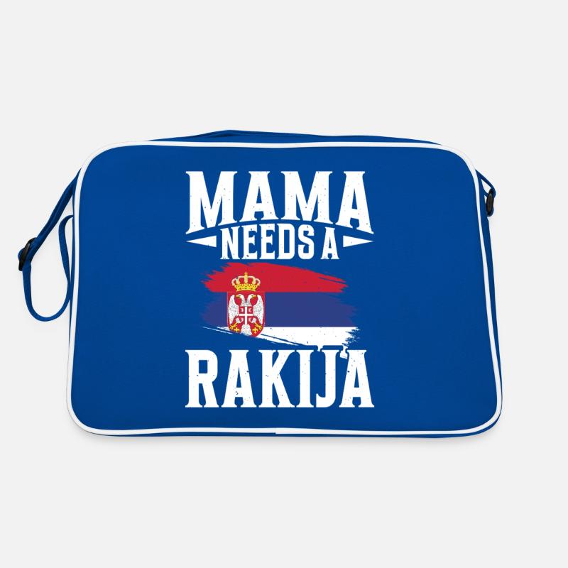 Mama Braucht Eine Rakija Retro Tasche