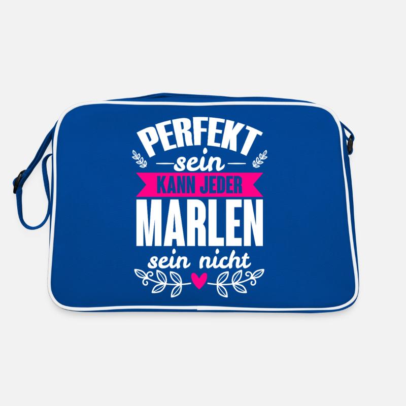 Marlen - Perfekt Sein Kann Jeder Marlen Sein Nicht Retro Tasche