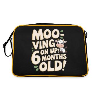Anniversaire de six mois Moo-ving On Up 6 mois - Sac Retro - noir/or - Dos