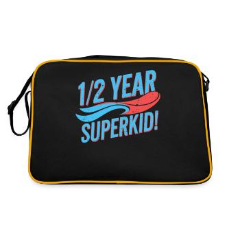 Demi-année Superkid Anniversaire 1/2 an - Sac Retro - noir/or - Dos