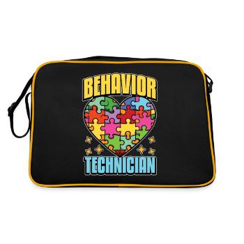 Behavioral Therapist Behavior Technician Therapist - Retro Bag - black/gold - Back