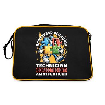 Behavioral Therapy Registered Behavior Psychology - Retro Bag - black/gold - Back