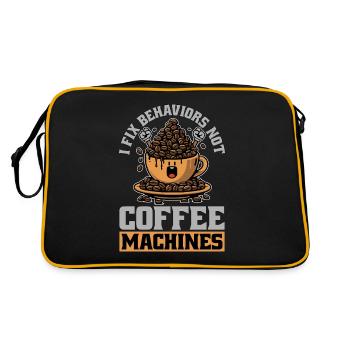 Behavioral Therapist I Fix Behaviors Psychologist - Retro Bag - black/gold - Back