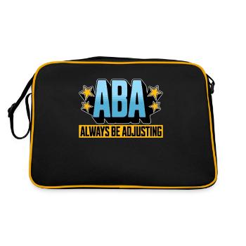 Behavioral Therapist ABA Always Be Psychologist - Retro Bag - black/gold - Back