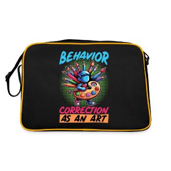 Behavioral Therapist Behavior Correction Therapist - Retro Bag - black/gold - Back