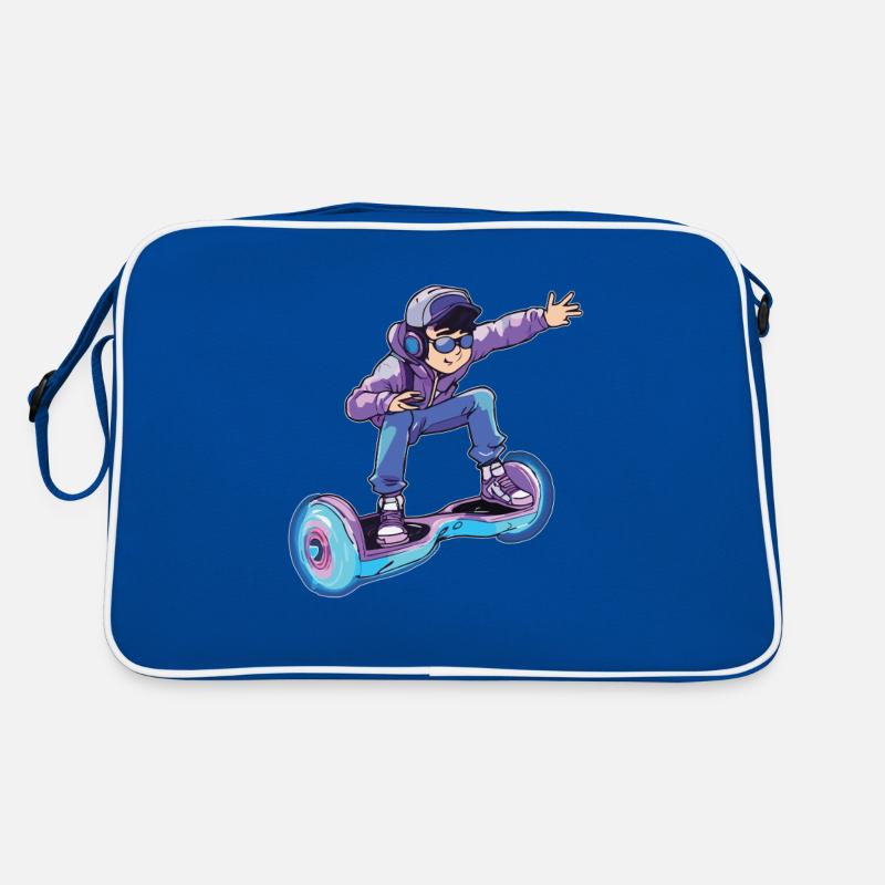 Das Leben Ist Besser, Wenn Sie Mit Dem Hoverboard Retro Tasche