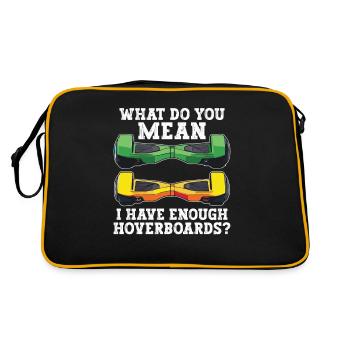 What do you mean that I have enough hoverboards - Retro Bag - black/gold - Back