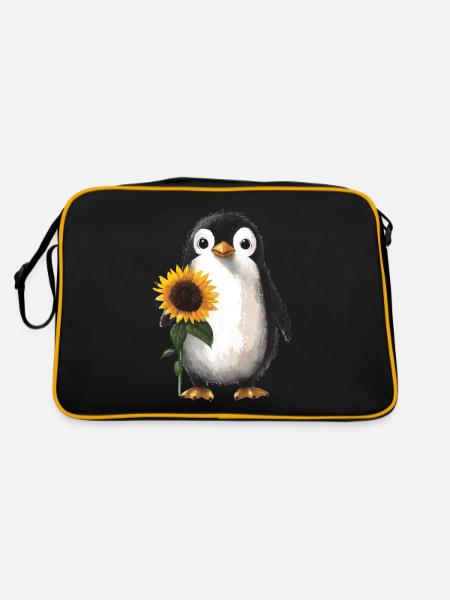 Tiger - Retro Tasche - Schwarz/Gold - Hinten