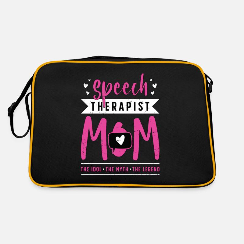 Speech Therapist Mom The Idol Speech Pathologist Retro Tasche