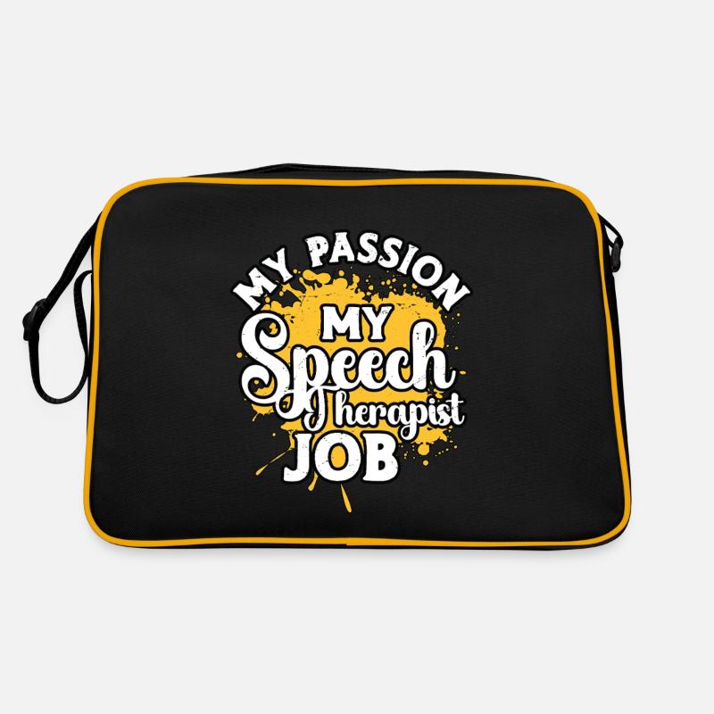 Speech Therapy My Passion My Language Therapist Retro Bag