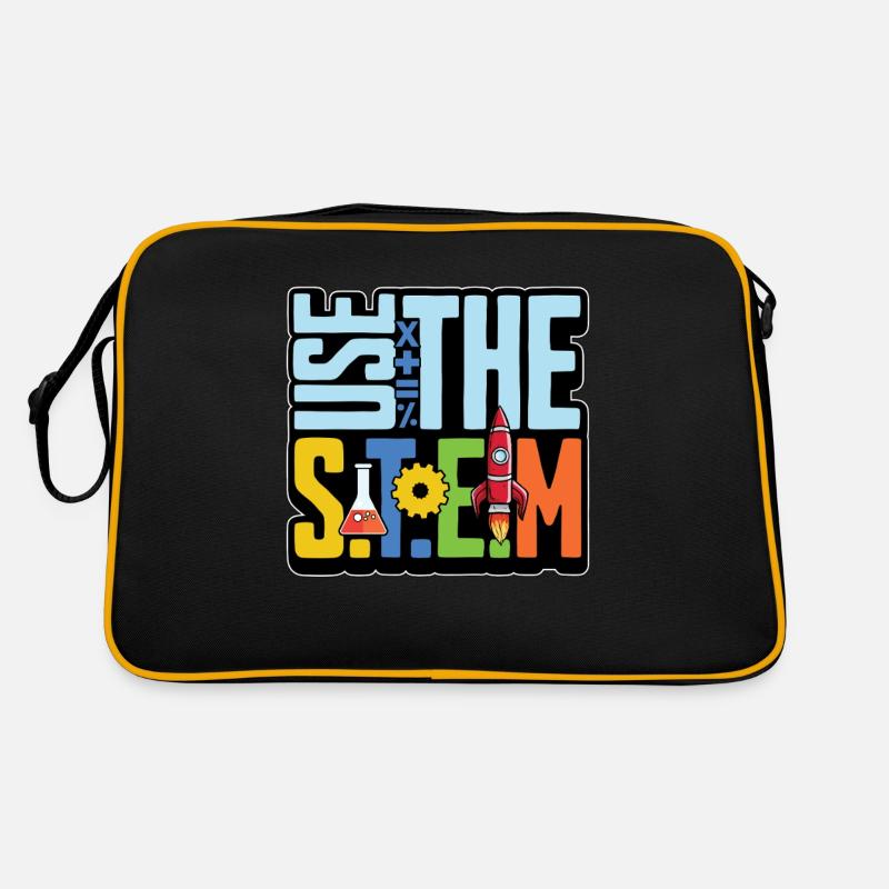 STEM Teacher Use The STEM Loves Computer Science Retro Tasche