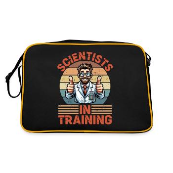STEM Teacher Scientist In Training STEM Education - Retro Bag - black/gold - Back