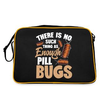 There are no enough pill errors - Retro Bag - black/gold - Back