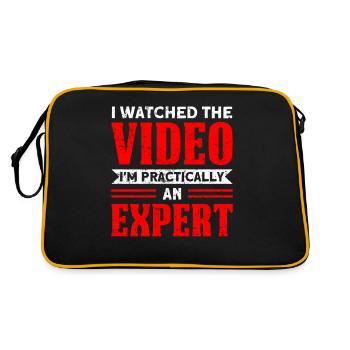 I've seen the safety video - Retro Bag - black/gold - Back