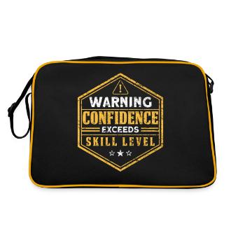 I've seen the safety video - Retro Bag - black/gold - Back