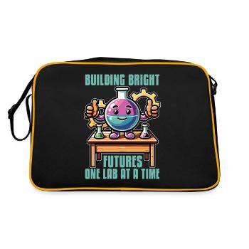 STEM Teacher Building Bright Futures STEM Educator - Retro Bag - black/gold - Back