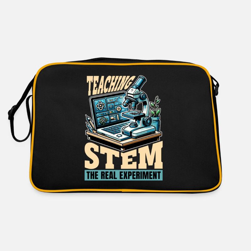 STEM Teacher Teaching STEM The Real Data Analysis Retro Tasche