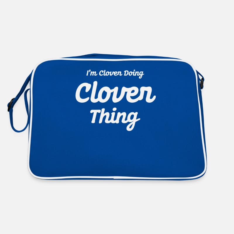 Ich bin Clover und mache Clover Ding Retro Tasche