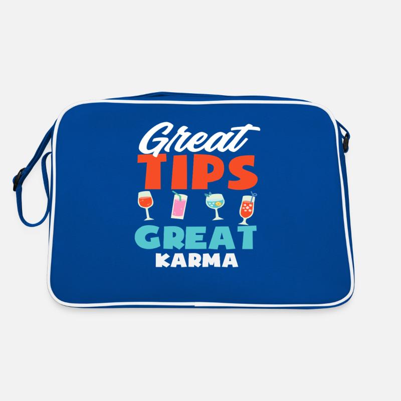 Große Tipps Großer Karma Bartender Stil Retro Tasche