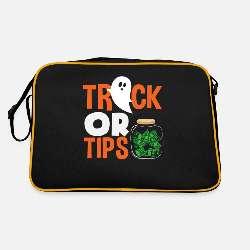Barkeeper Trick Or Tips Halloween Design Retro Tasche