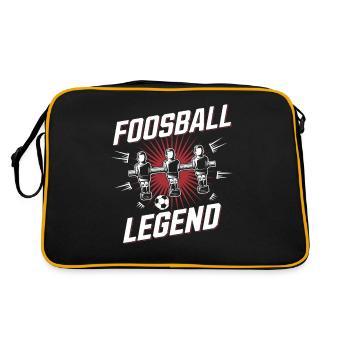 Foosball Legend Foosball Table Soccer - Retro Bag - black/gold - Back