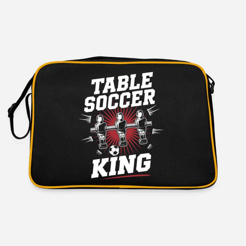 Table Soccer King Wuzzler Foosball Table Retro Bag